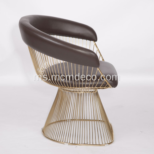 Warren Platner Stainless Steel Dining Replica Chair